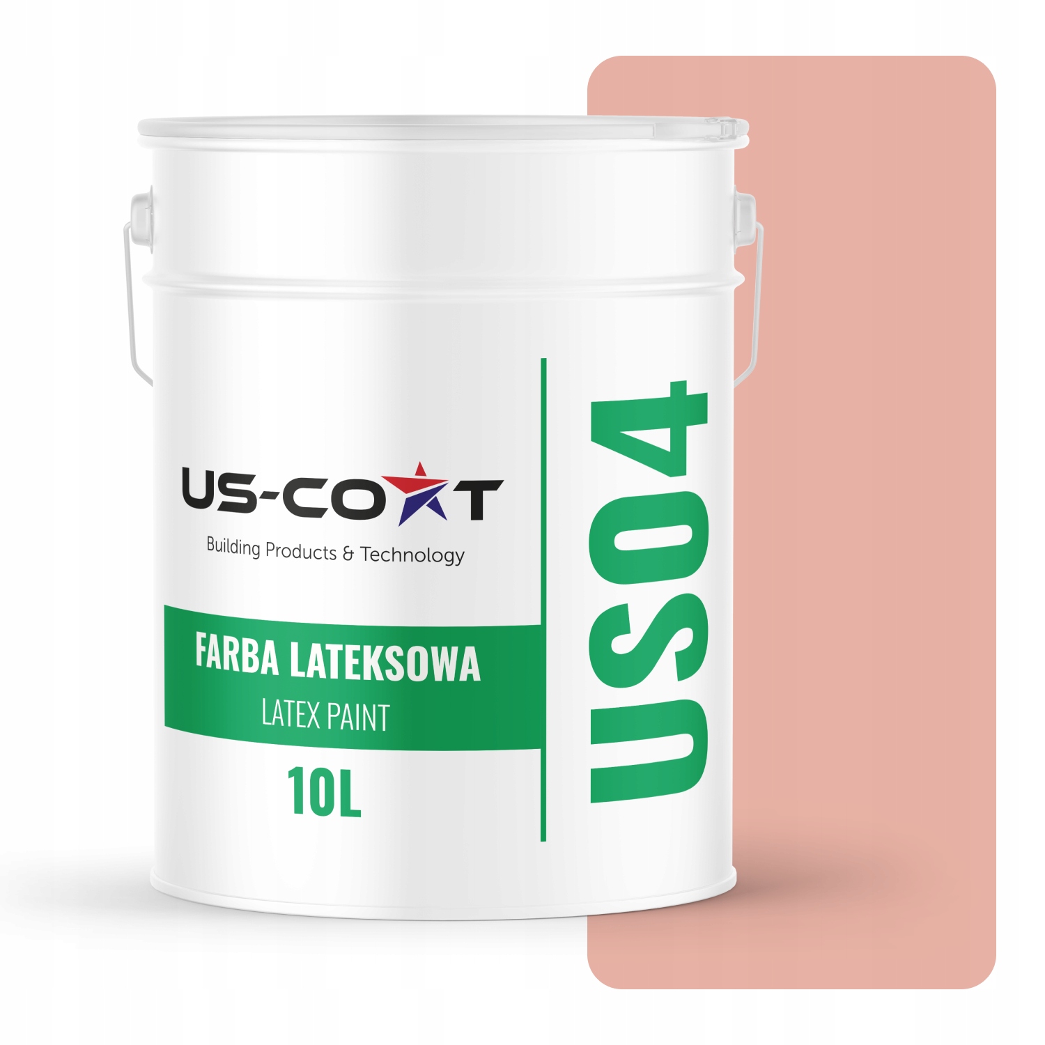 Latexová Farba Lososová Svetlá H5551 10L Hlboká Matná Na Stropné Steny