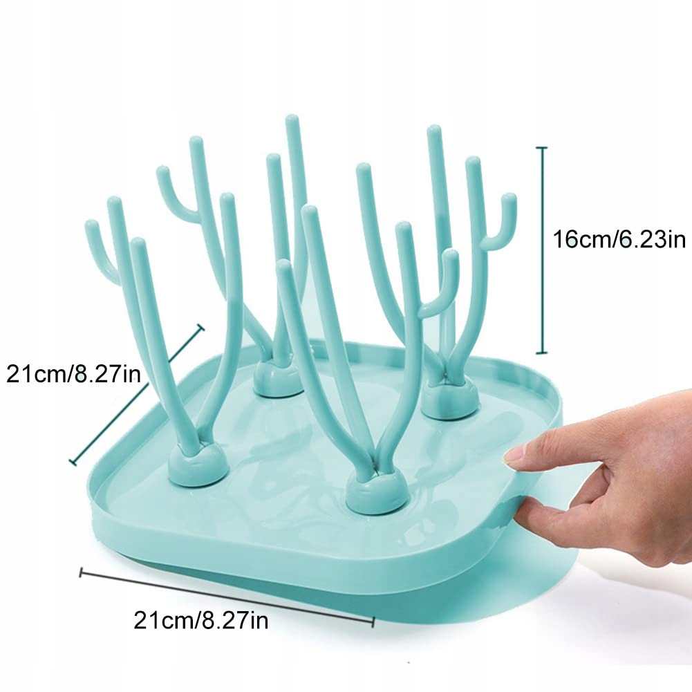 SUSZARKA OCIEKACZ DO BUTELEK I SMOCZKÓW NIEBIESKI Marka inna