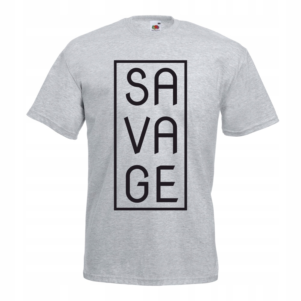 

Koszulka młodzieżowa savage XL szara
