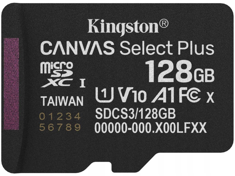 Karta pamięci Kingston Canvas Select Plus microSDXC 128GB