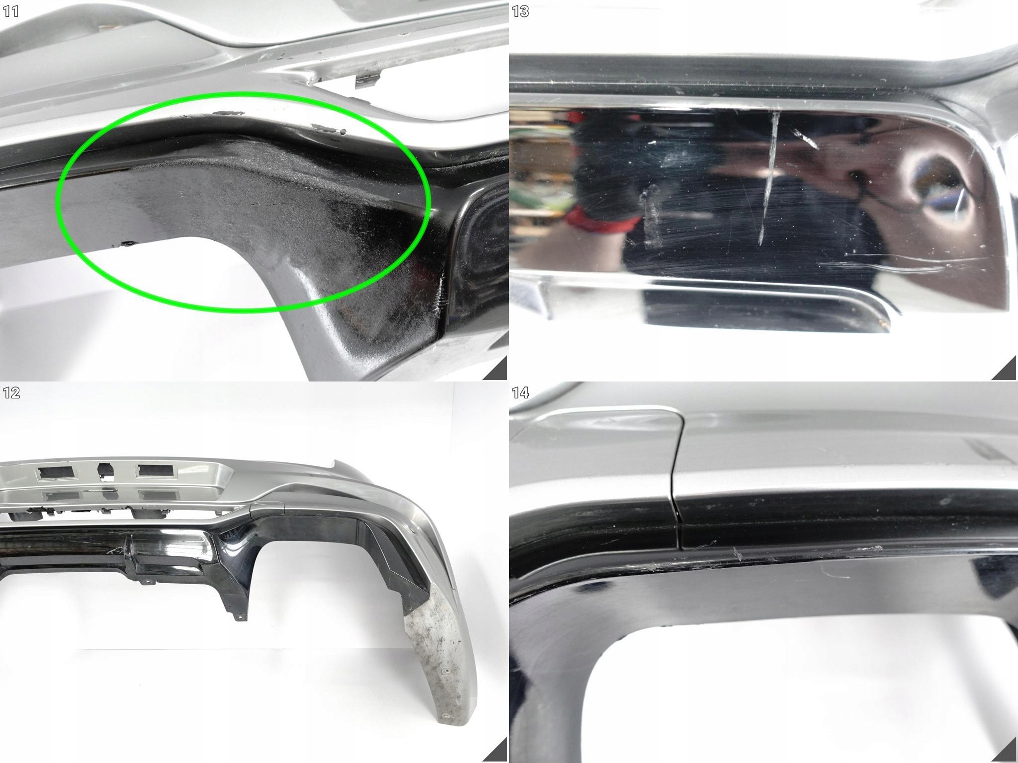 BMW X4M F98 M-POWER bumper + SPOILER / diffuser rear part rear * 4xPDC *
