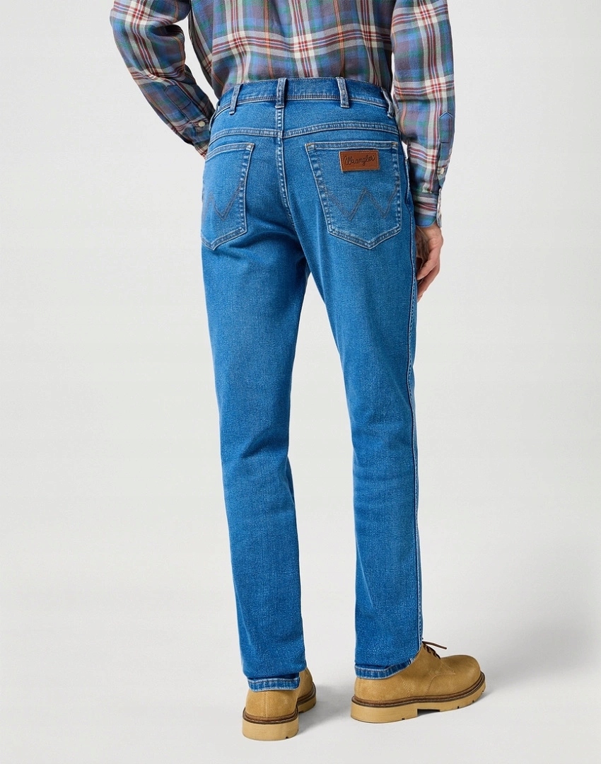 Pánské zúžené džíny Wrangler Texas Slim Ridge Wash 112358218 44/36
