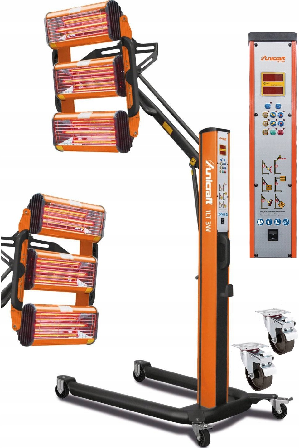 LAMPA LAKIERNICZA PROMIENNIK PODCZERWIENI LAKIERU