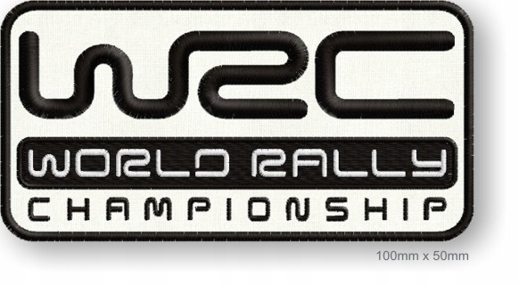 

Wrc World Rally naszywka termo Tuning haft 100x50