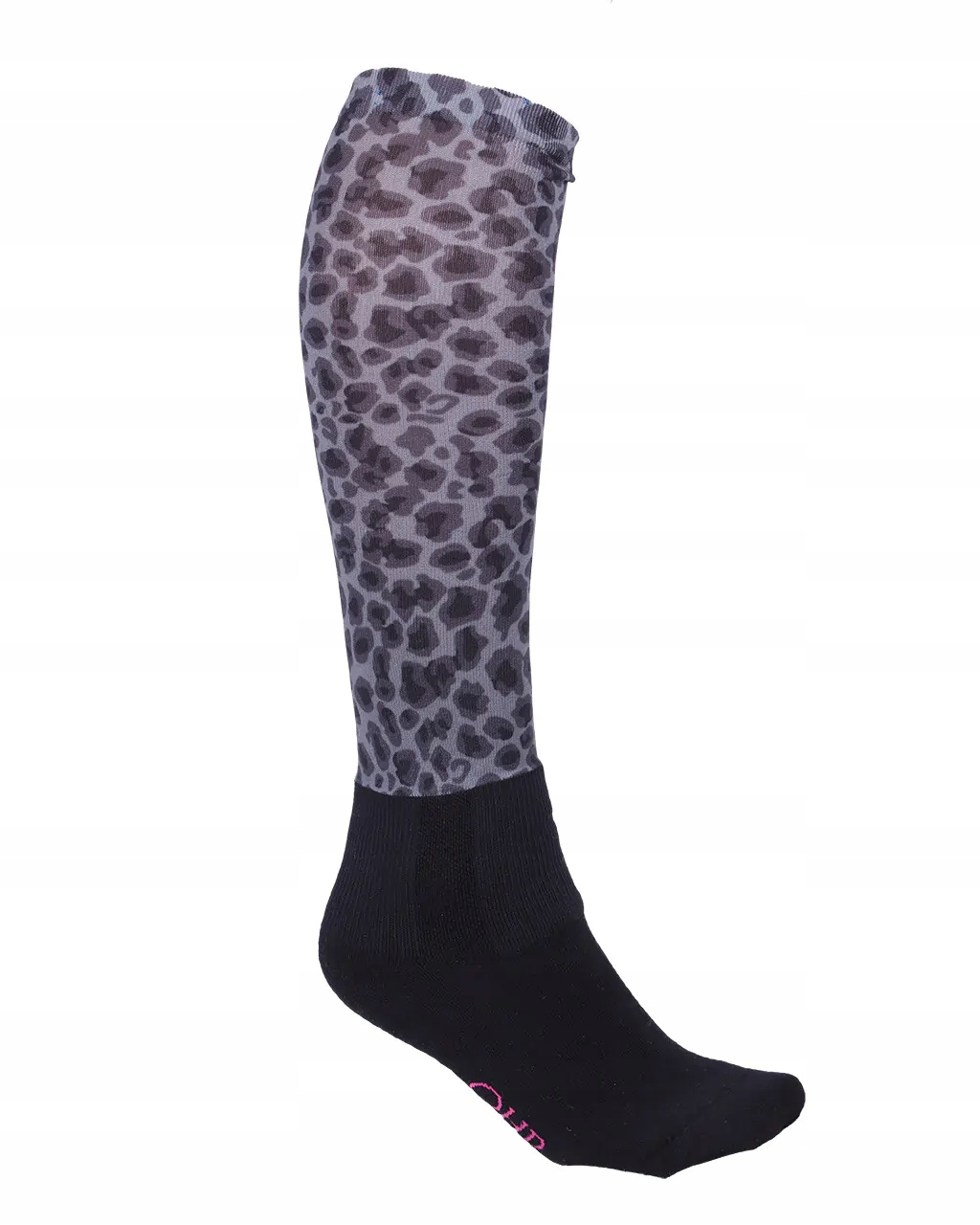 Skarpetki jeździeckie damskie Qhp Cheery w panterkę 36-40