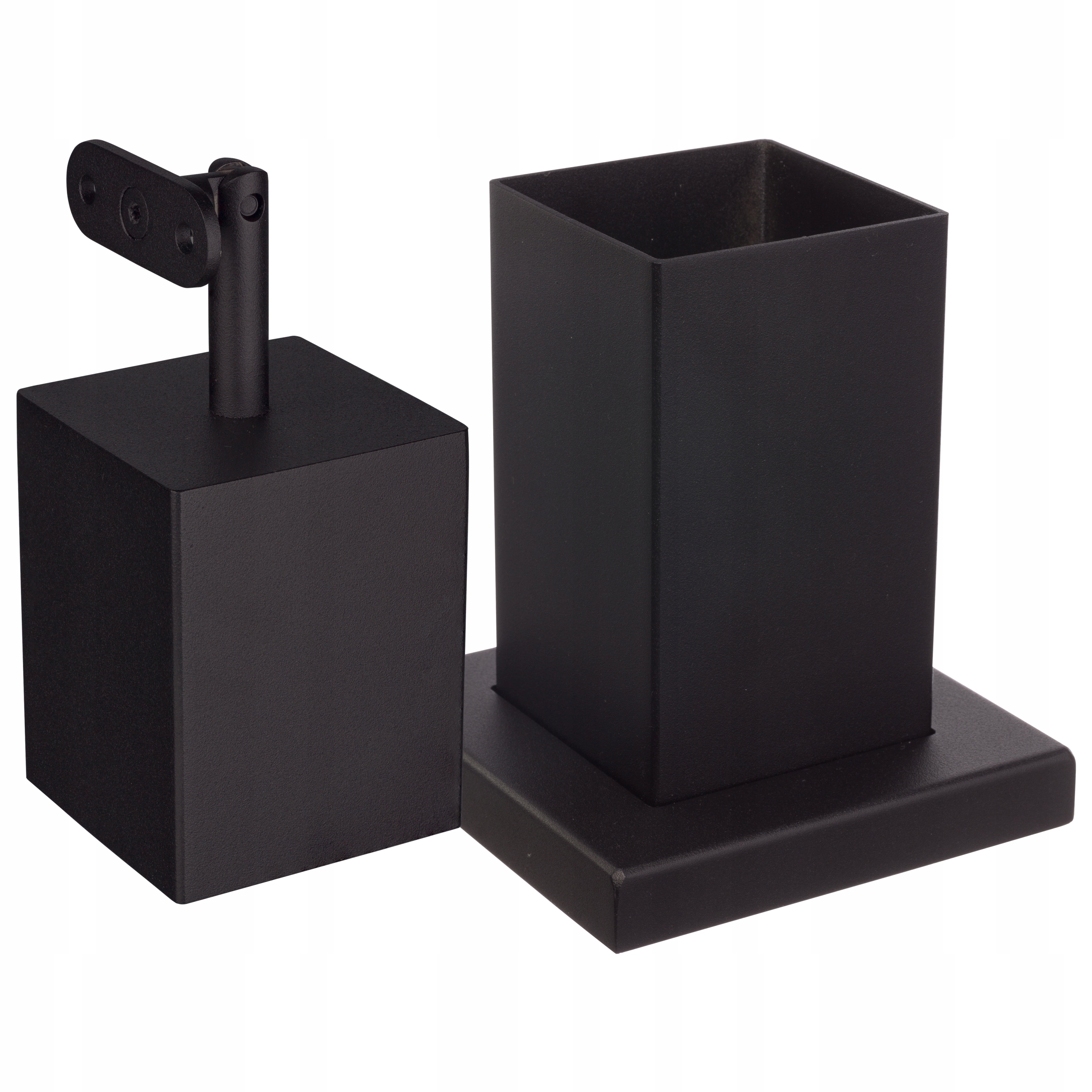 Kování Dřevěného Sloupku 80x80 Kompletní Černé