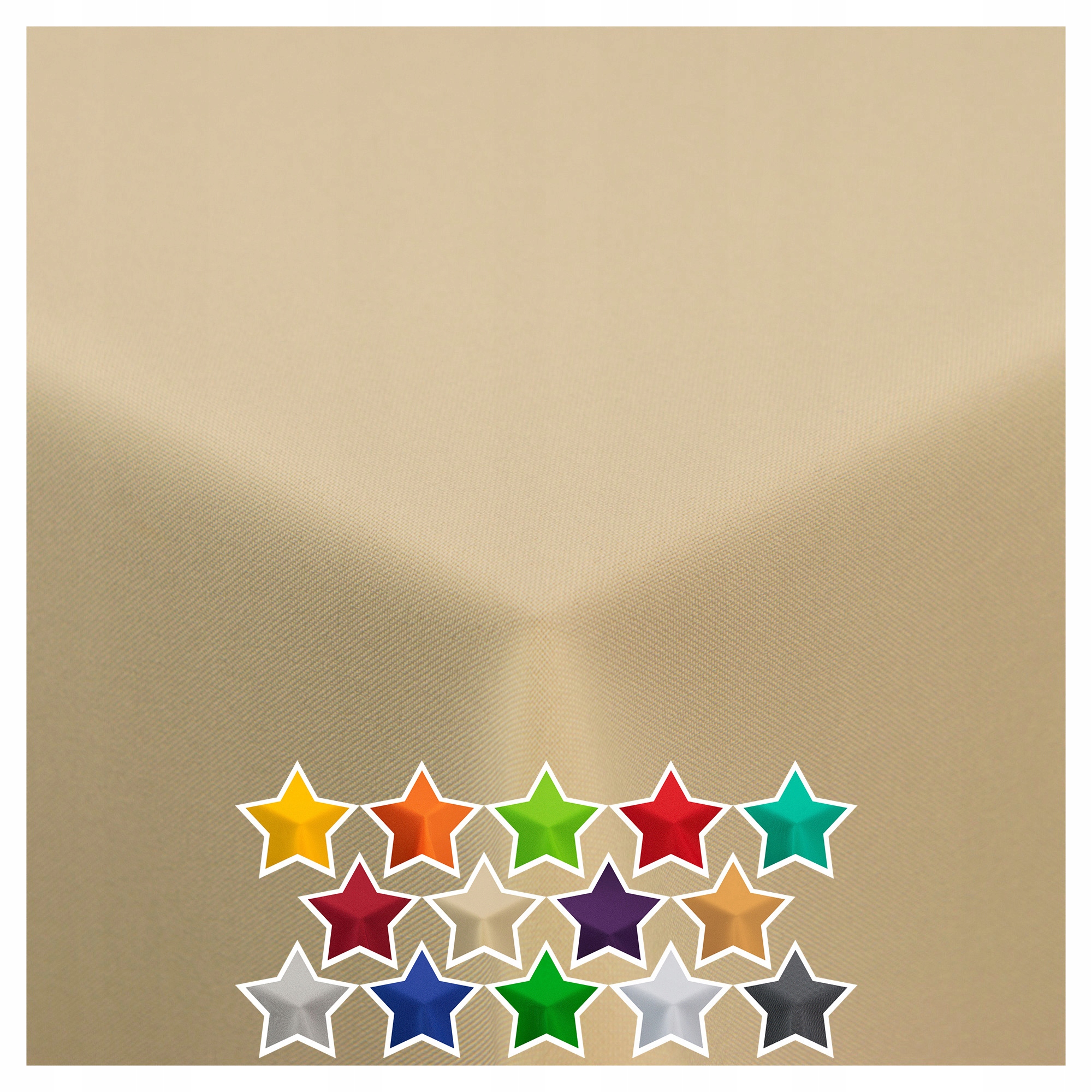 ELEGANCKI GŁADKI PROSTOKĄTNY OBRUS ECRU 140X200