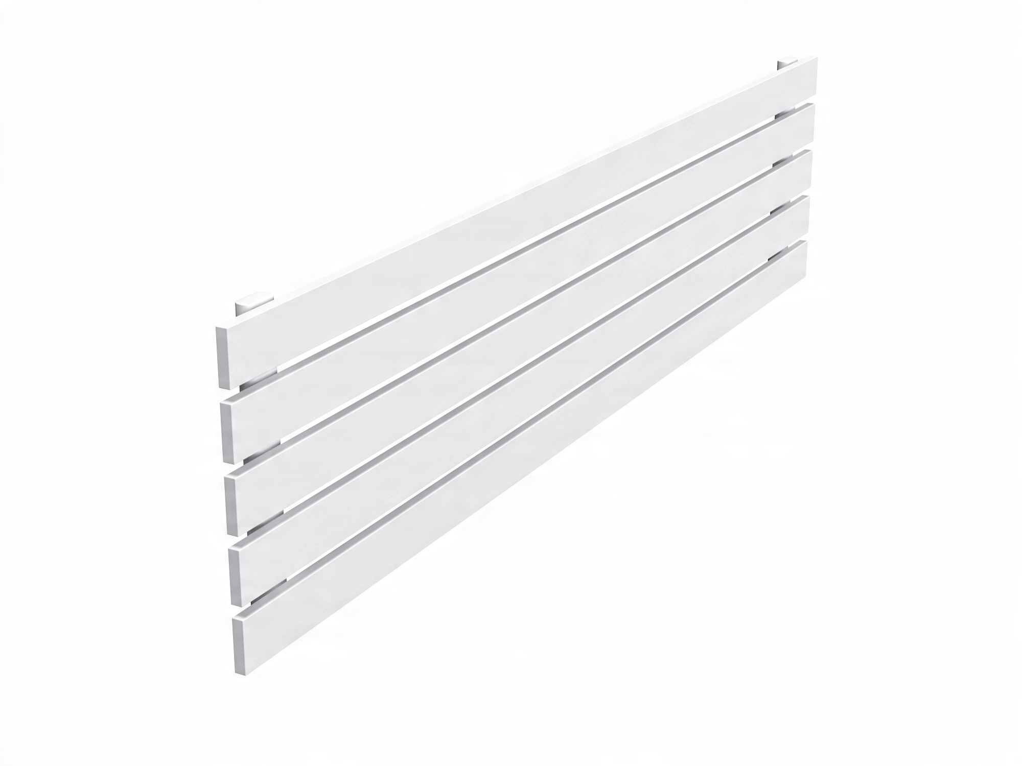 

Grzejnik dekoracyjny poziomy 37x140 Biały Mat