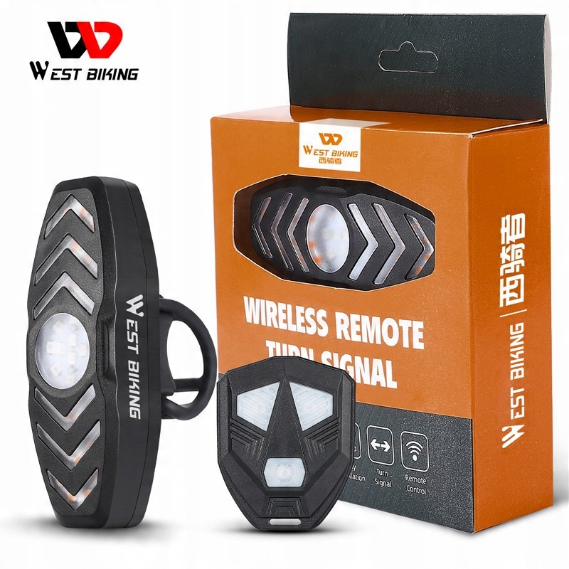 

Lampa Rowerowa Tylna Led Migacze Dźwięki Usb Pilot