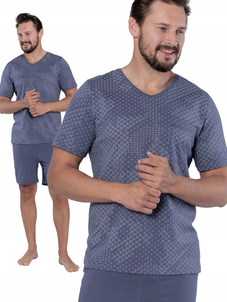 Leveza Dante – pohodlné a elegantní krátké pánské pyžamo velikosti XL