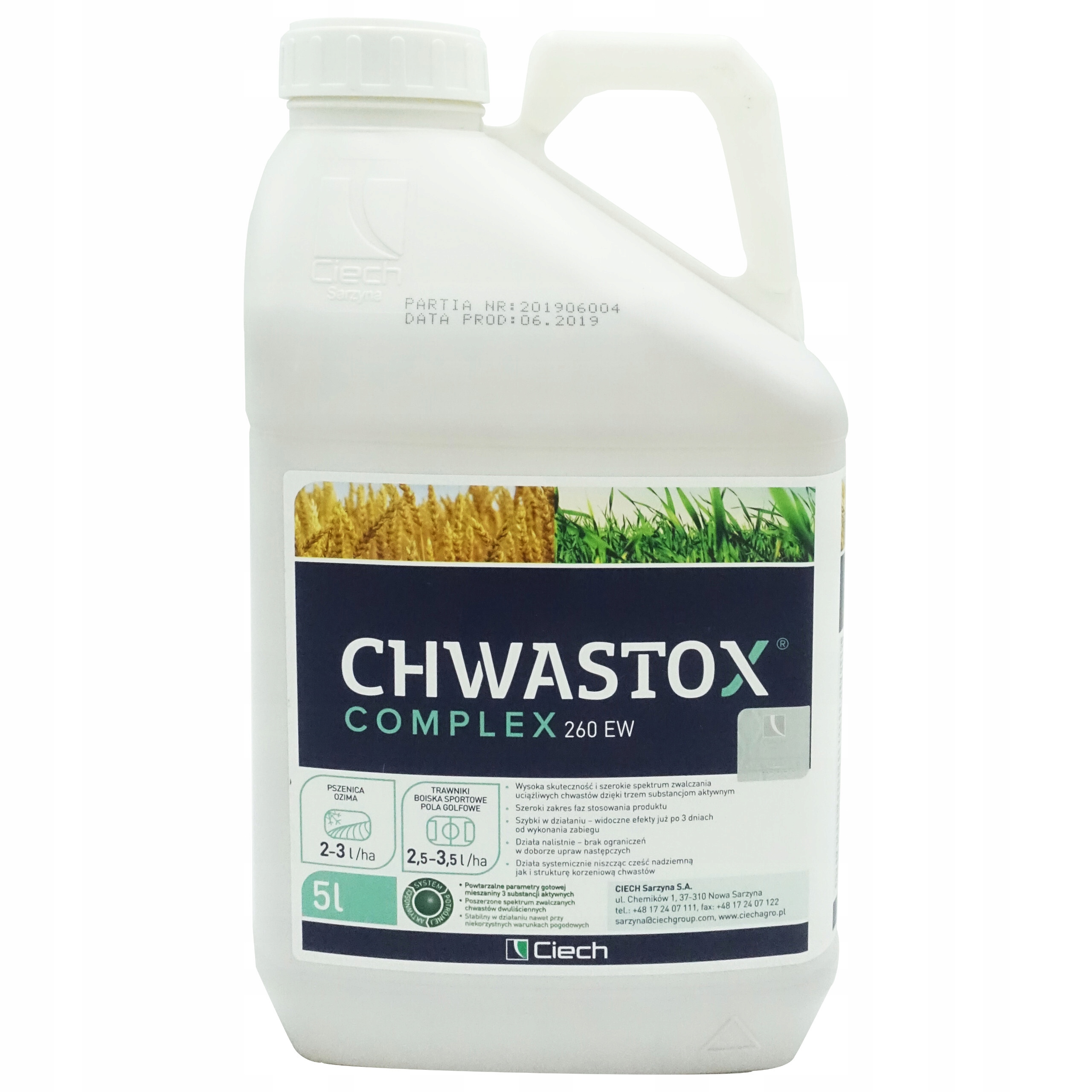 

Oprysk na chwasty Chwastox Complex 260 Ew 5L