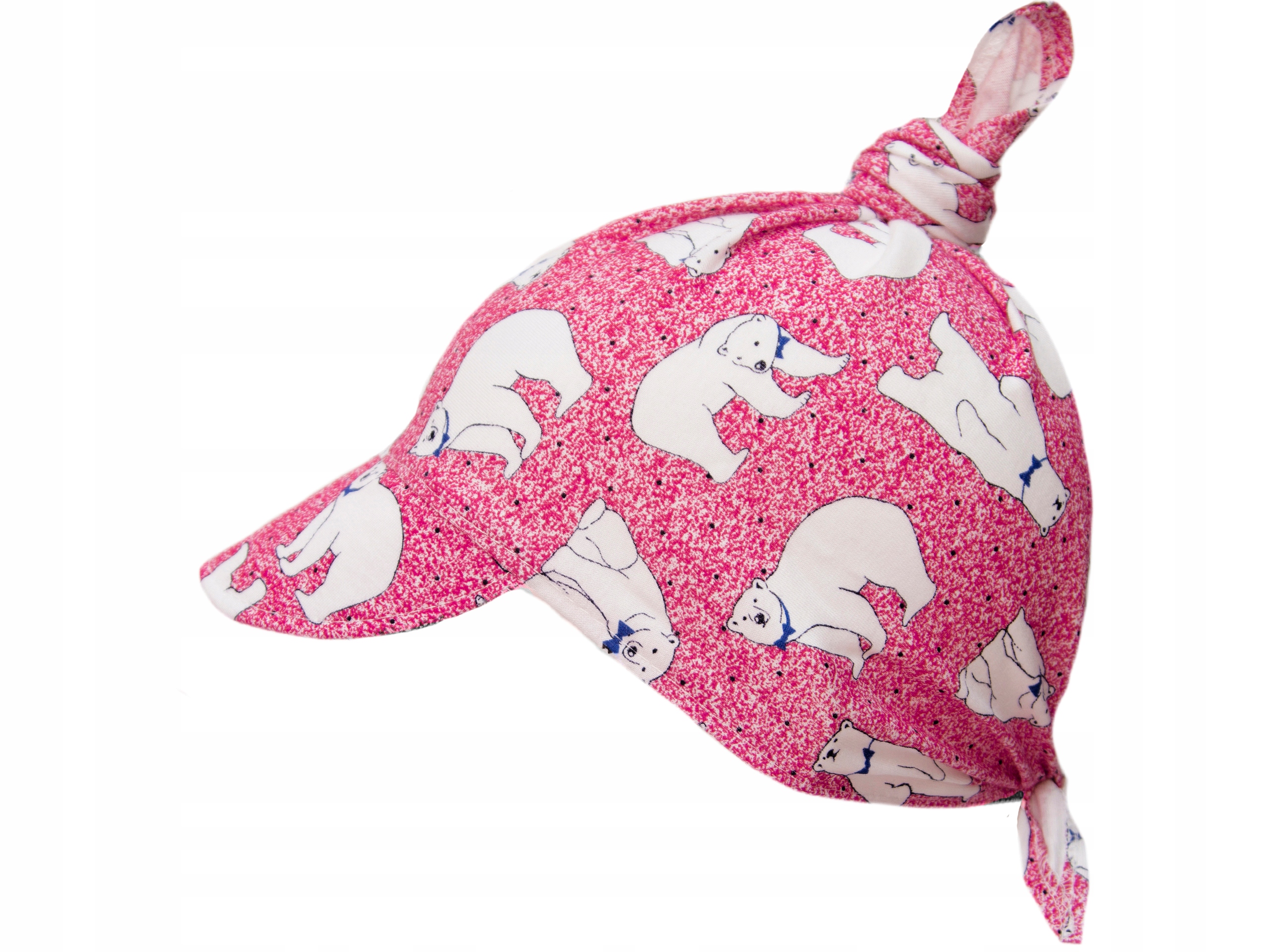 

Chustka bandamka Z Daszkiem Bawełna miś polarny