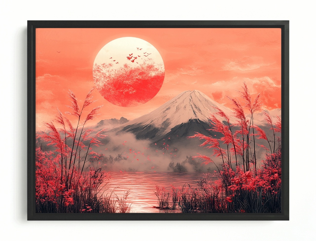 Obraz Rama American Box Krajina Japonsko Hora Fuji Fudži 80x60