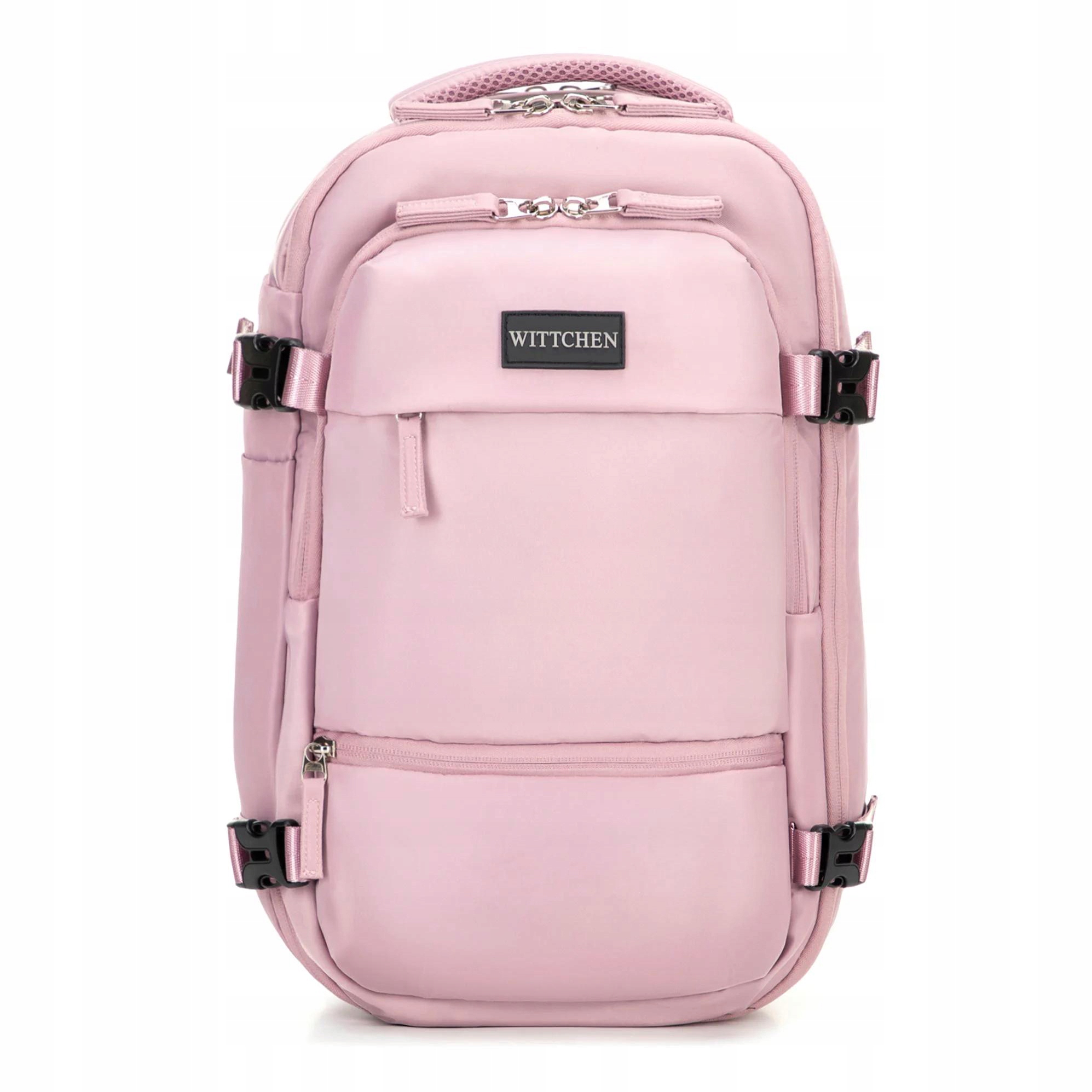 Plecak wielofunkcyjny Wittchen 56-3S-017-34 do samolotu różowy