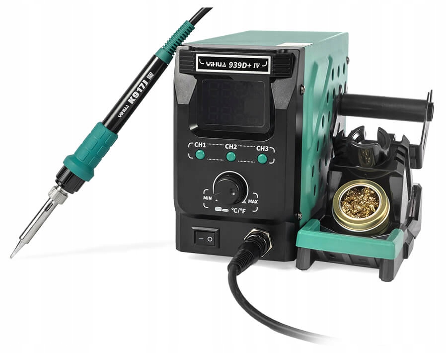 Pájecí stanice na hroty 902M-T 90W Yihua 939D+ IV 200-480°C paměť Esd