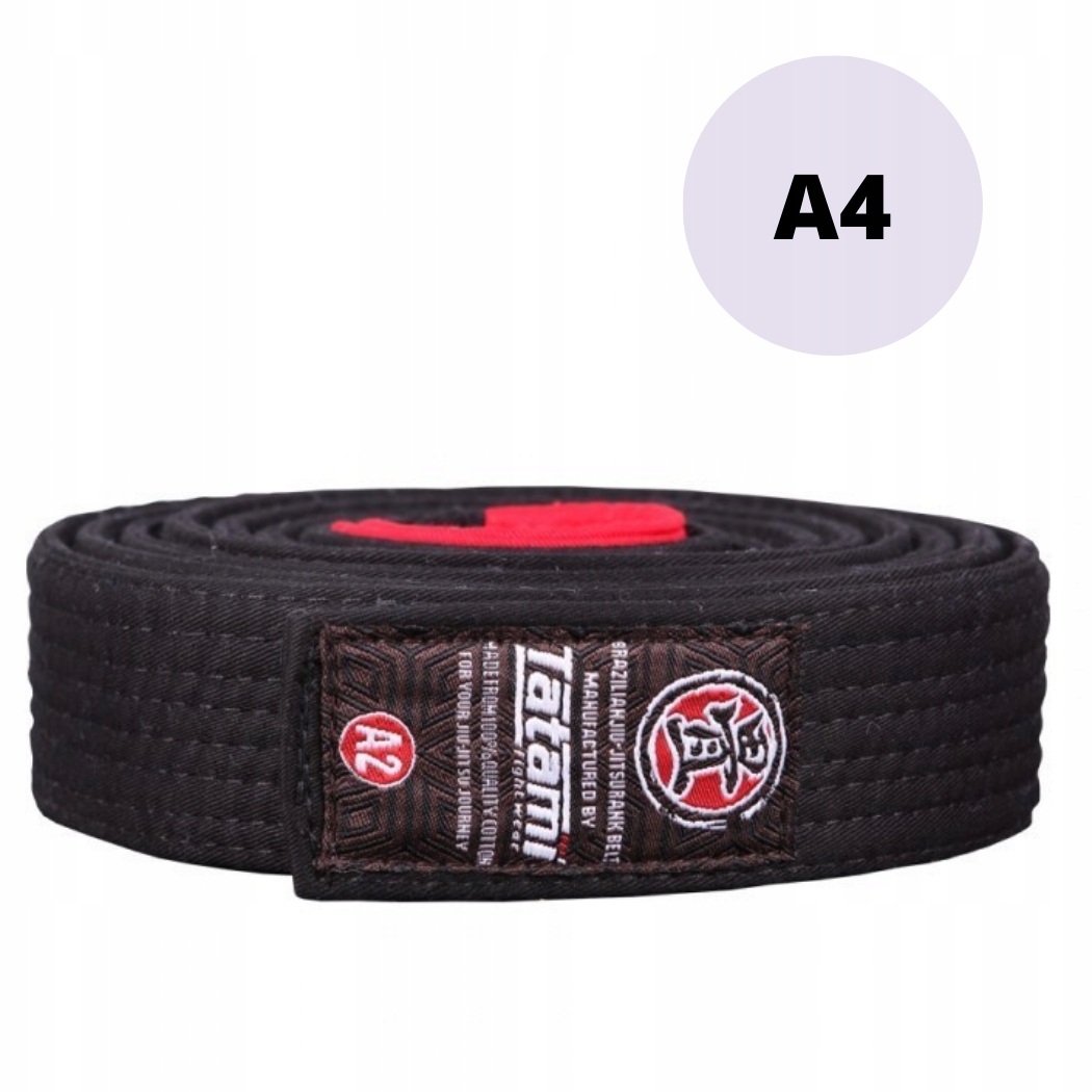 Tatami Pas do kimona BJJ GI A4 Czarny