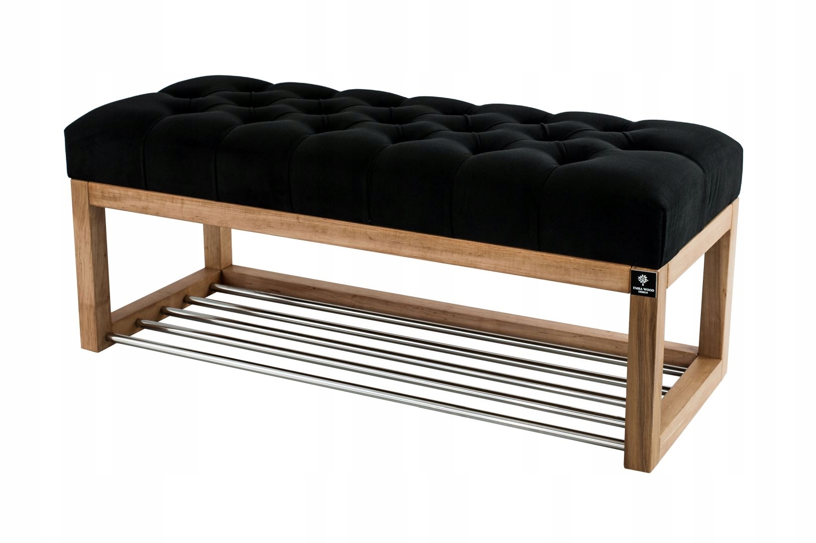 55 Ławka Do Przedpokoju Wiatrołap Czarna EMRA LPP4