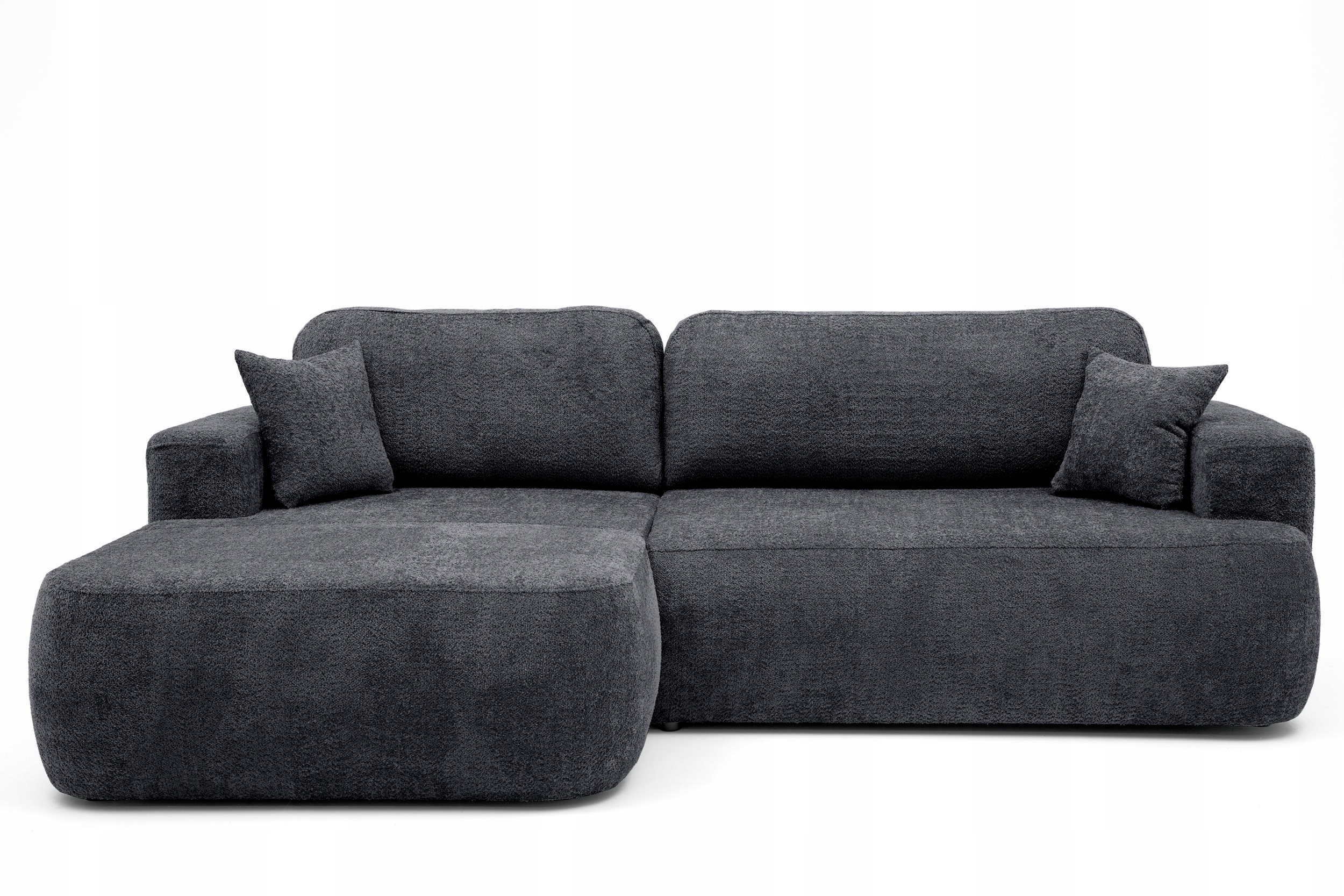 Rohová Sedací Souprava Gio Funkce spaní Kontejner Volné polštáře Područky