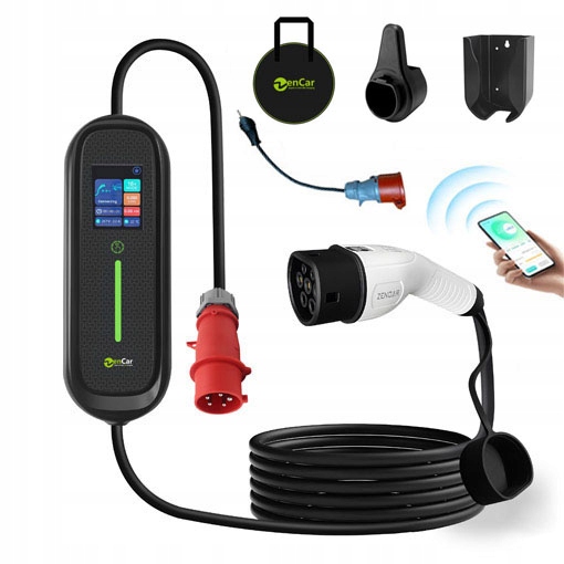 Nabíjačka Zencar 11 kW s adaptérom 230 V pre Ev Phev