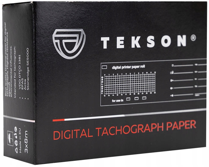 

Papier Do Tachografu Tekson 10 kartonów Tacho