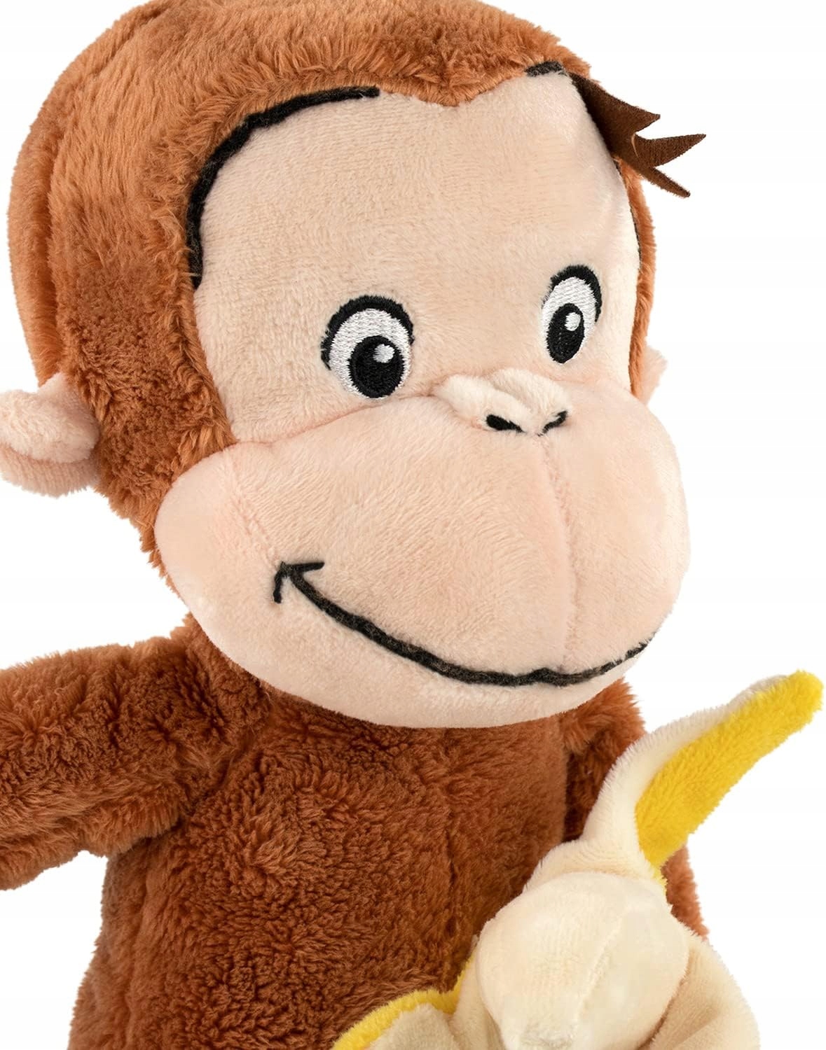 CIEKAWSKI GEORGE MASKOTKA MAŁPKA 30 CM ORYGINALNY MIĘKKI PLUSZAK Z BANANEM Marka Play by Play