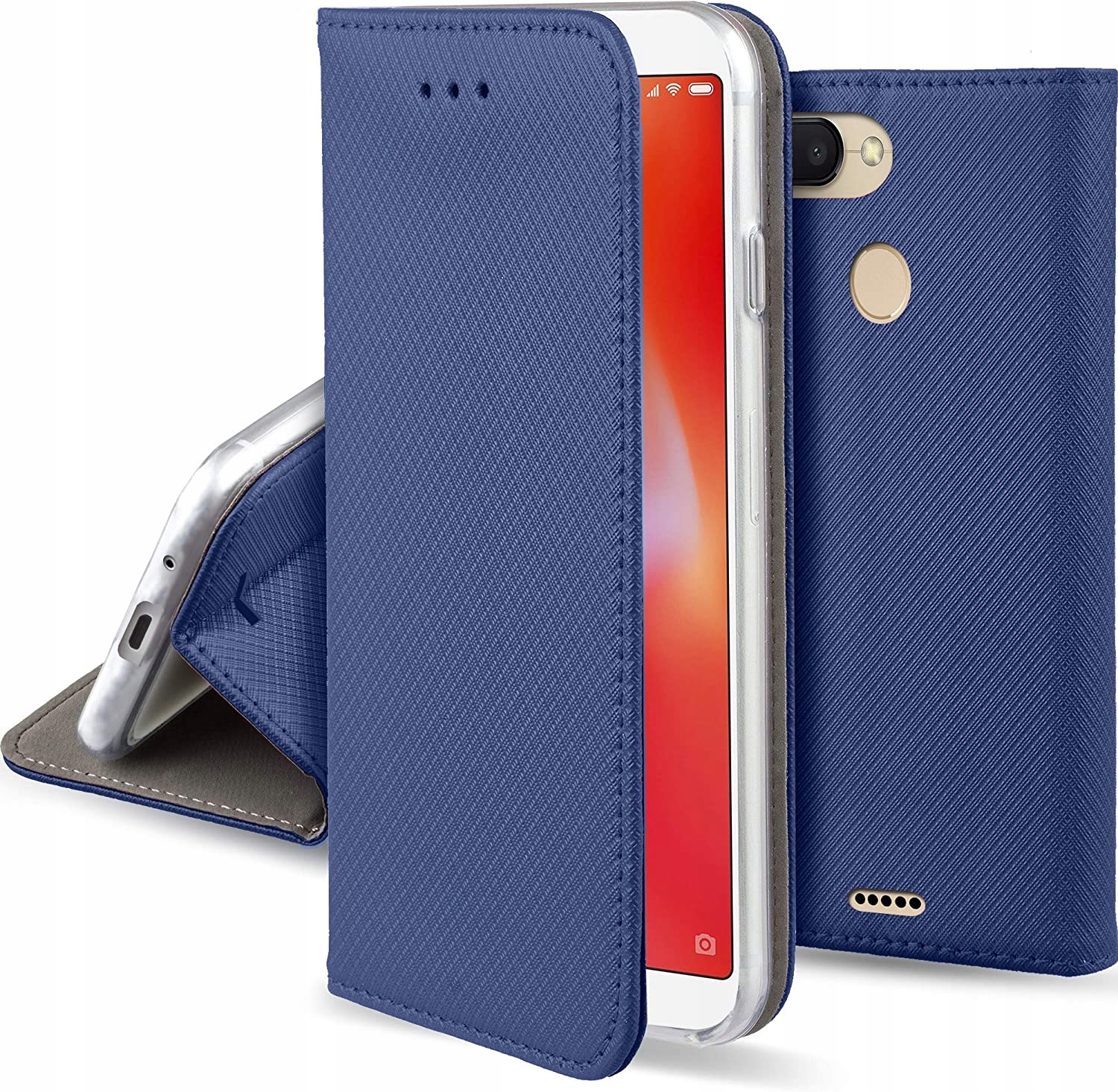 

Etui Smart Magnet do Xiaomi Redmi 6 Szkło 9H