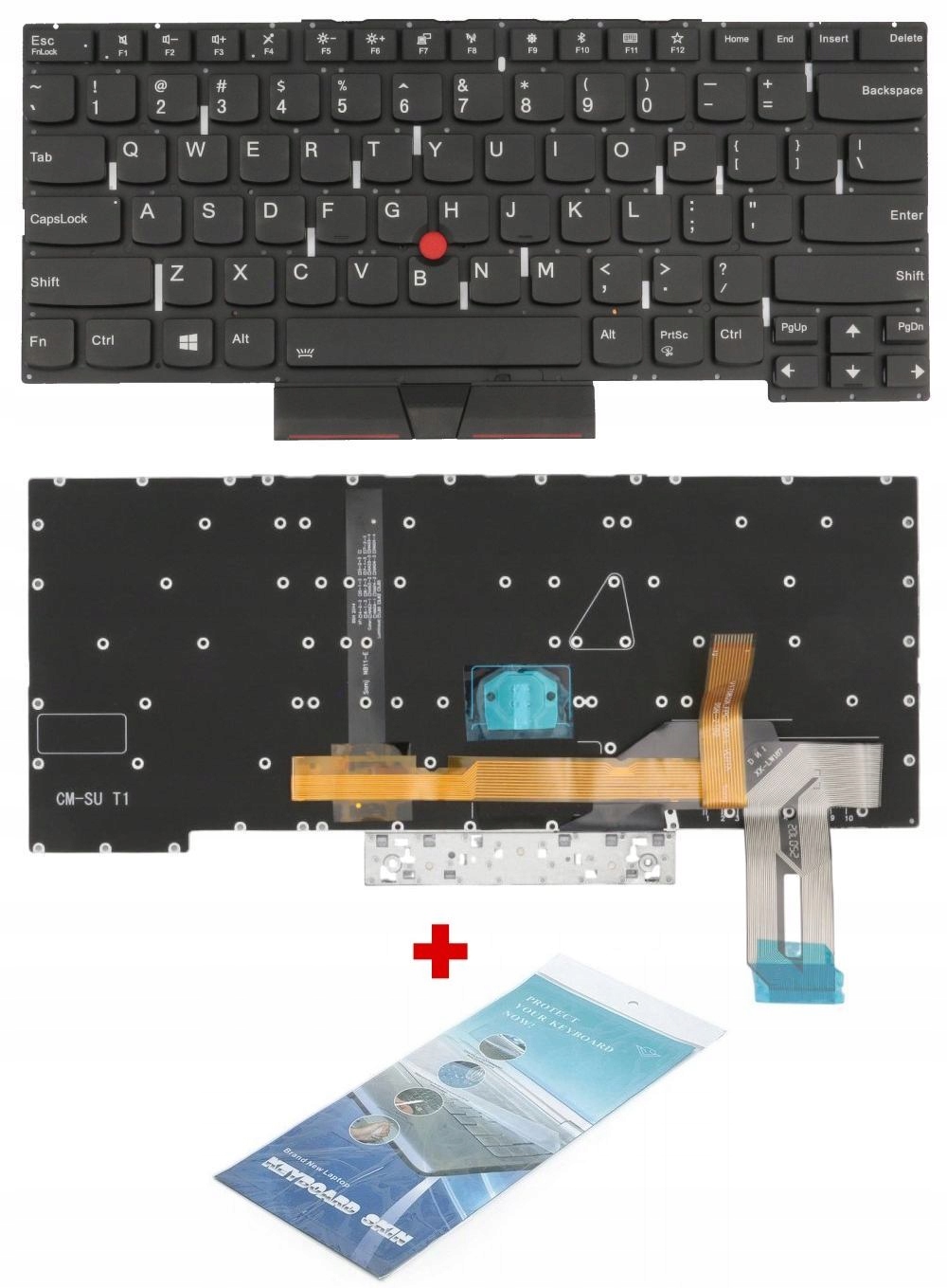 Nová podsvícená klávesnice pro Lenovo P1 Gen 1 2 X1 Extreme T490S T495S