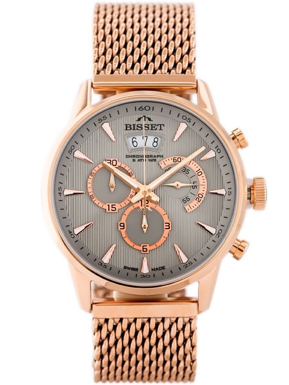 

Zegarek Męski Bisset BSDE88 - Chronograf (zb080c)