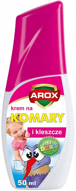 

Krem na komary i kleszcze dla dzieci Arox 50 ml