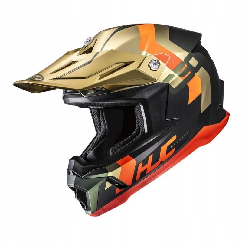 Motocyklová prilba Hjc C50 Primal Gold/black zlatá čierna Darčeky