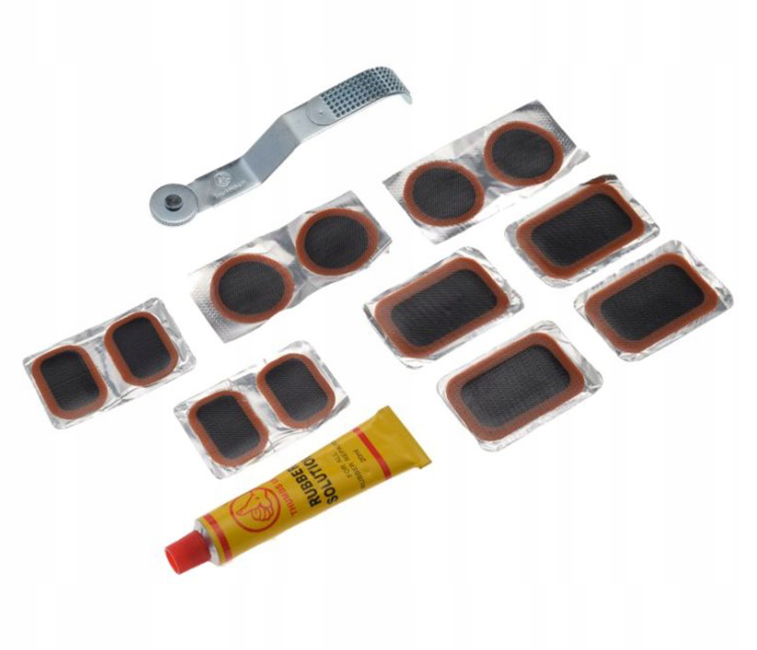 

Zestaw Naprawczy Dętki Łatki Rowerowe 14 Elementów