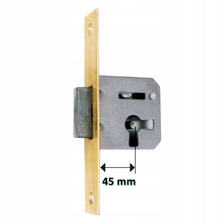 

Zamek meblowy wpuszczany 45 prawy długie czoło