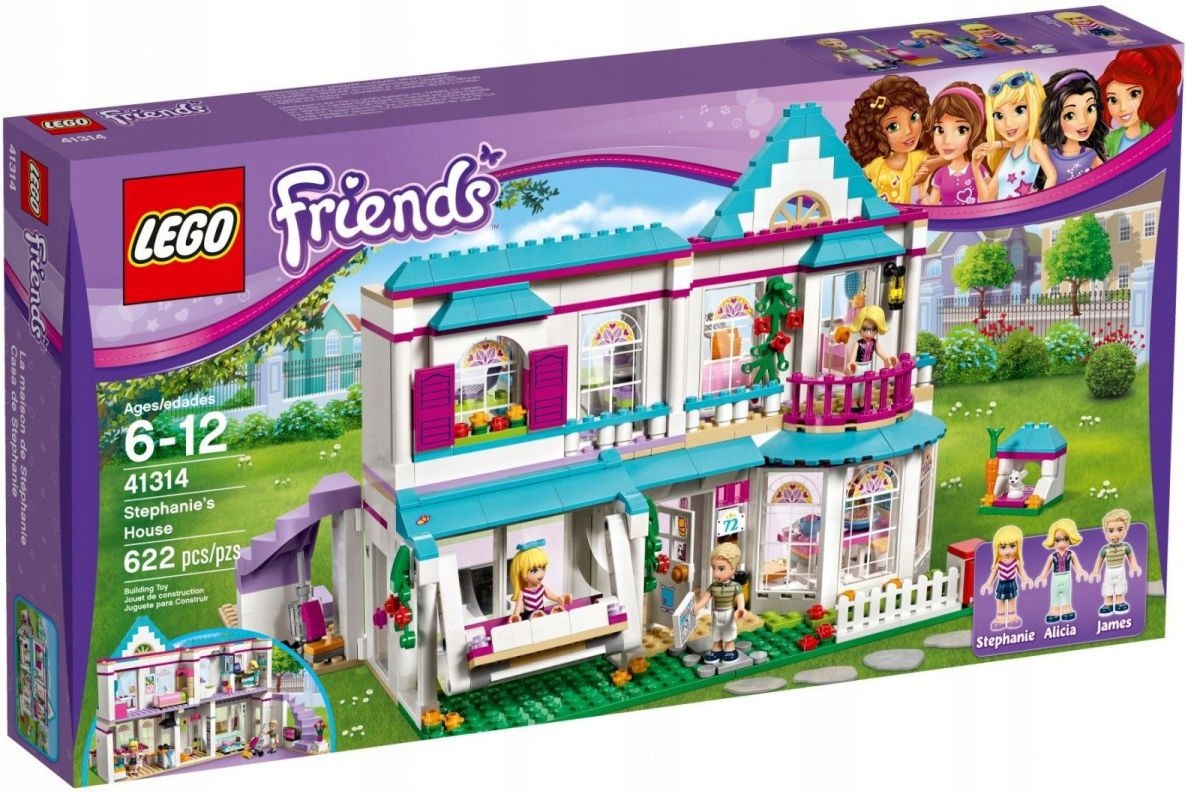Lego Friends 41314 Lego Stavebnice Stephanie a její dům 41314