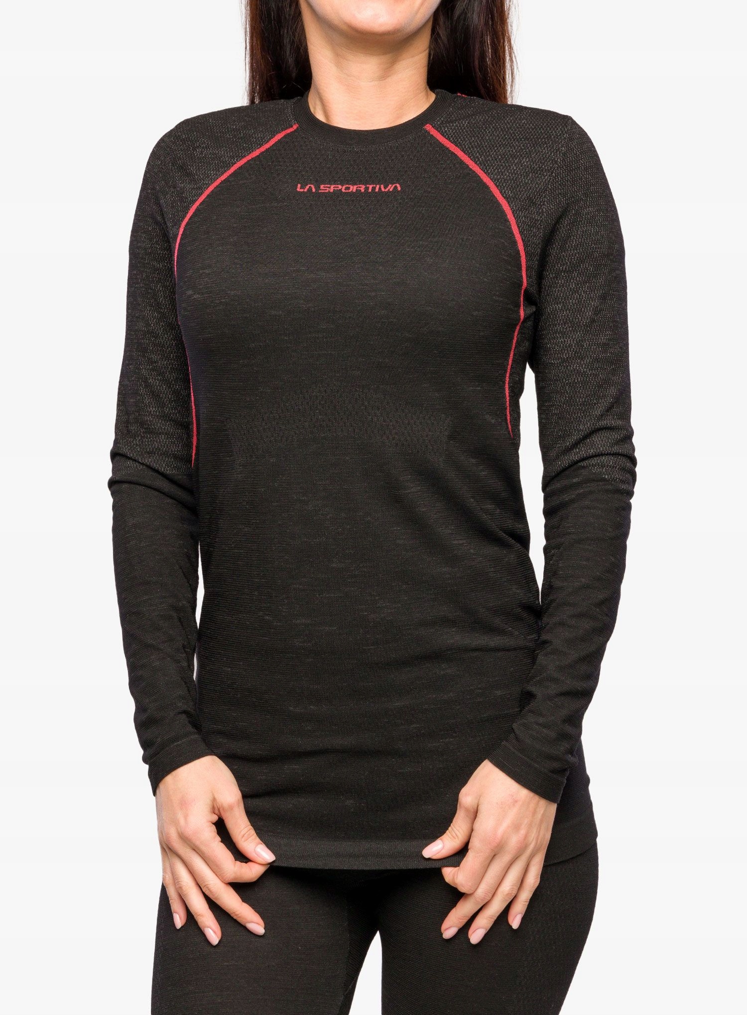 Mikina termoaktivní mikina La Sportiva Wool40 Aero Longsleeve černá