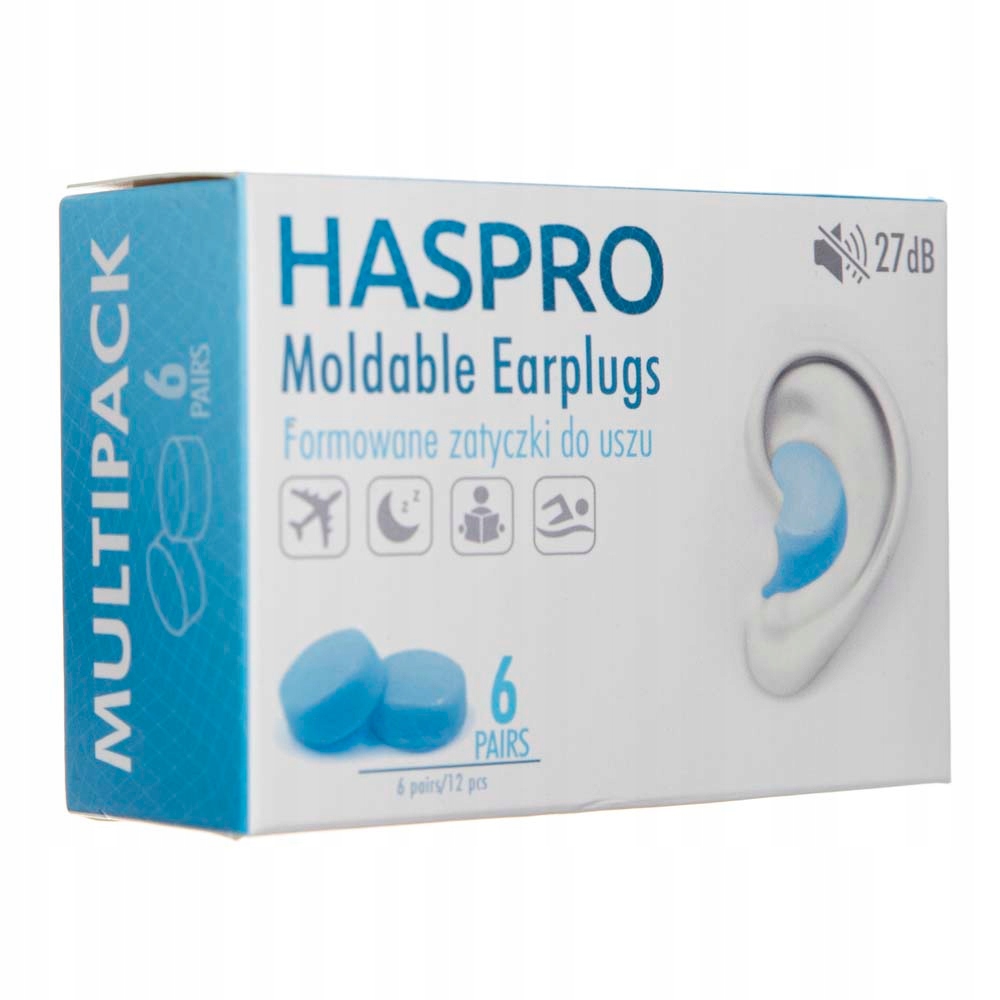 

Formowane zatyczki do uszu silikonowe Haspro Mold