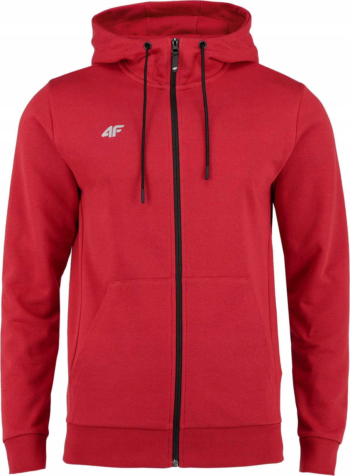 Bluza Męska 4F Dresowa Sportowa Rozpinana z Kapturem Bawełna M004B-62S-L