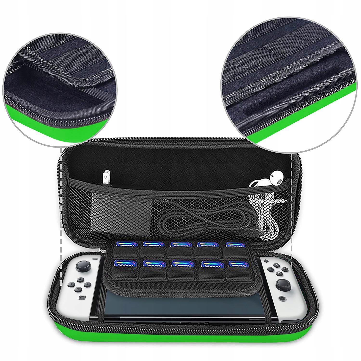 ETUI CASE FUTERAŁ WZMOCNIONY DO NINTENDO SWITCH OLED model HEG-001 + SZKŁO Typ etui