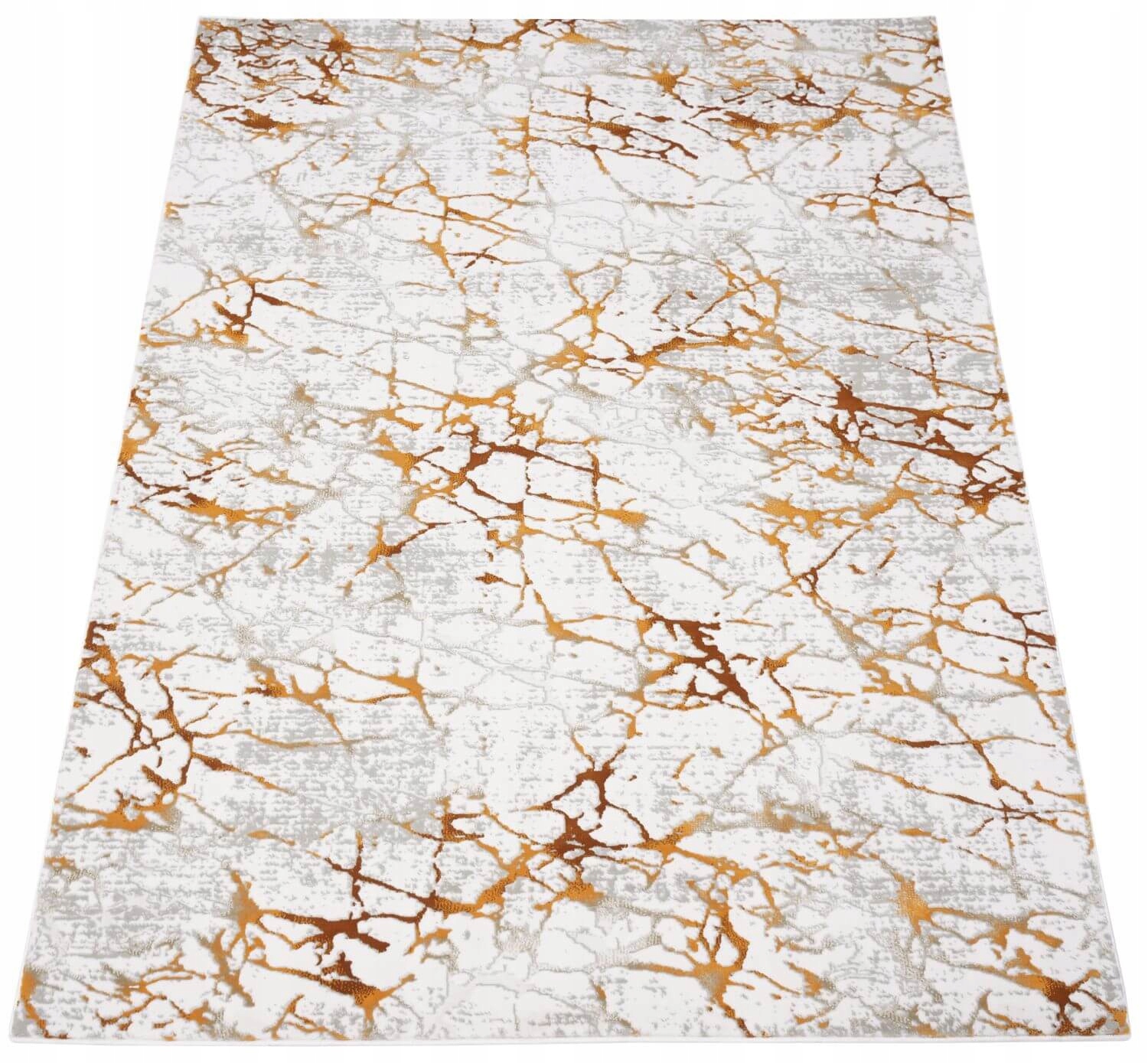 Koberec Do Obývačky Moderný, Mäkký, Mäkký, Oranžový 200X290