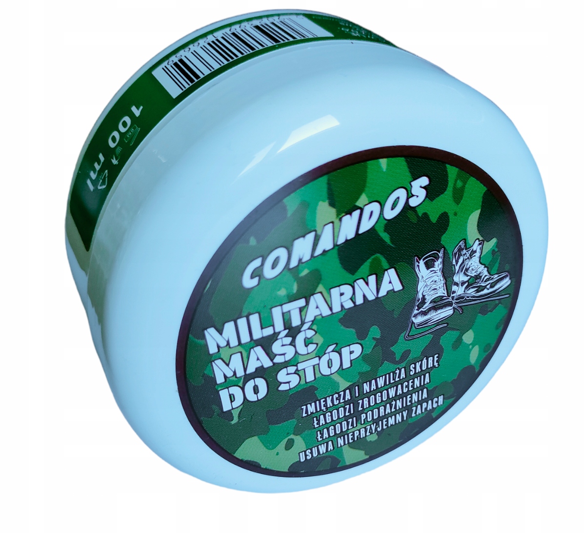 COMANDOS 100ml Maść do STÓP PIĘT grzybica pękanie