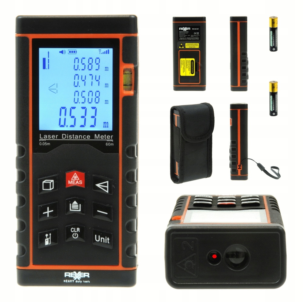 

Dalmierz Laserowy Miernik Cyfrowy Distancer 60m