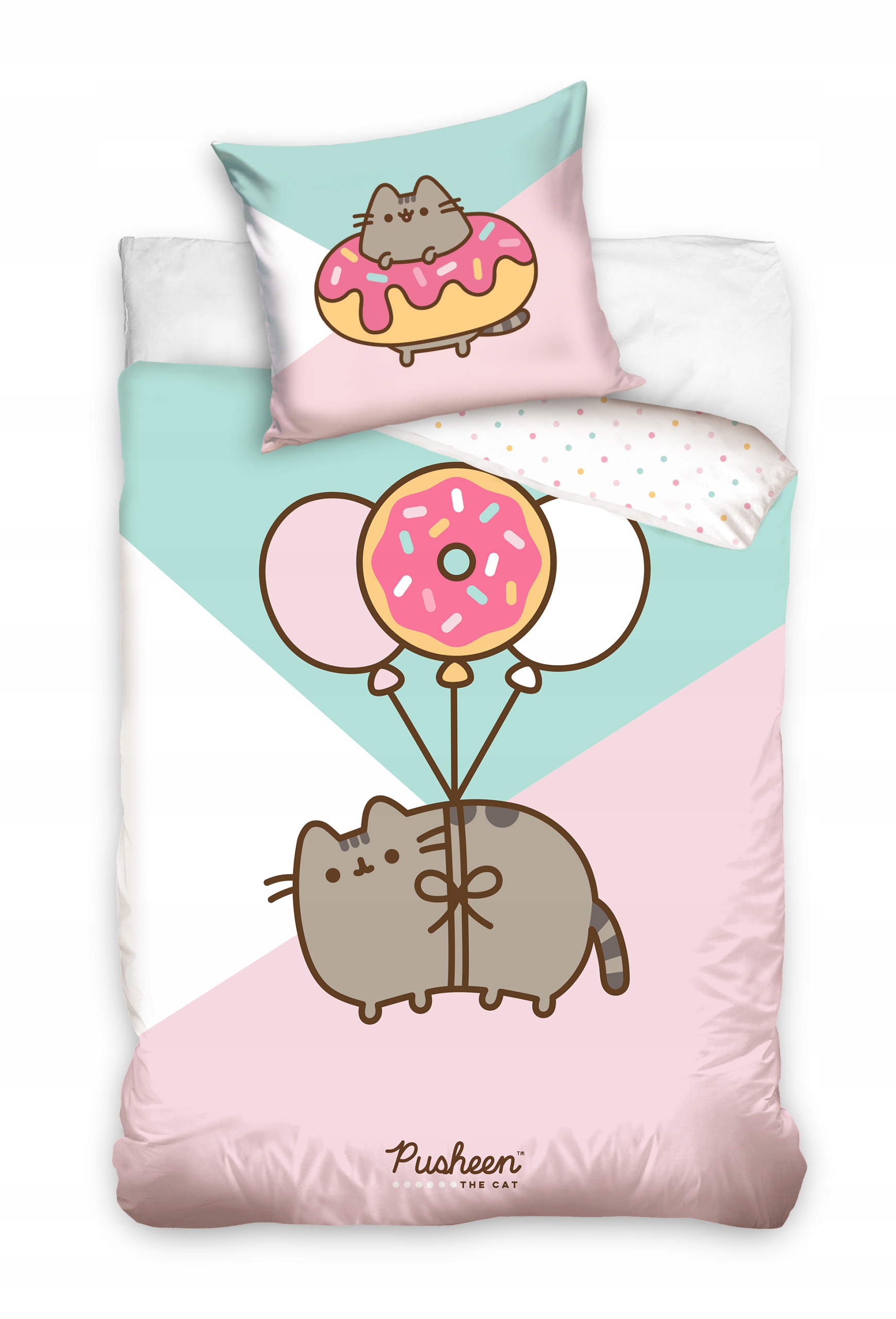 

Pościel Dziecięca 140X200 Pusheen Kot Na Diecie