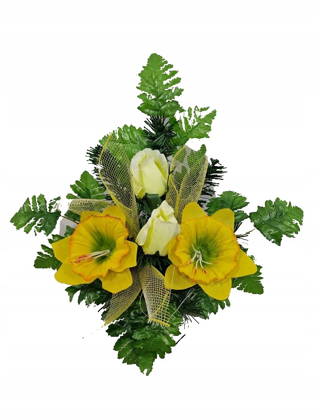 

Stroik na grób wiązanka na cmentarz kwiaty MM2