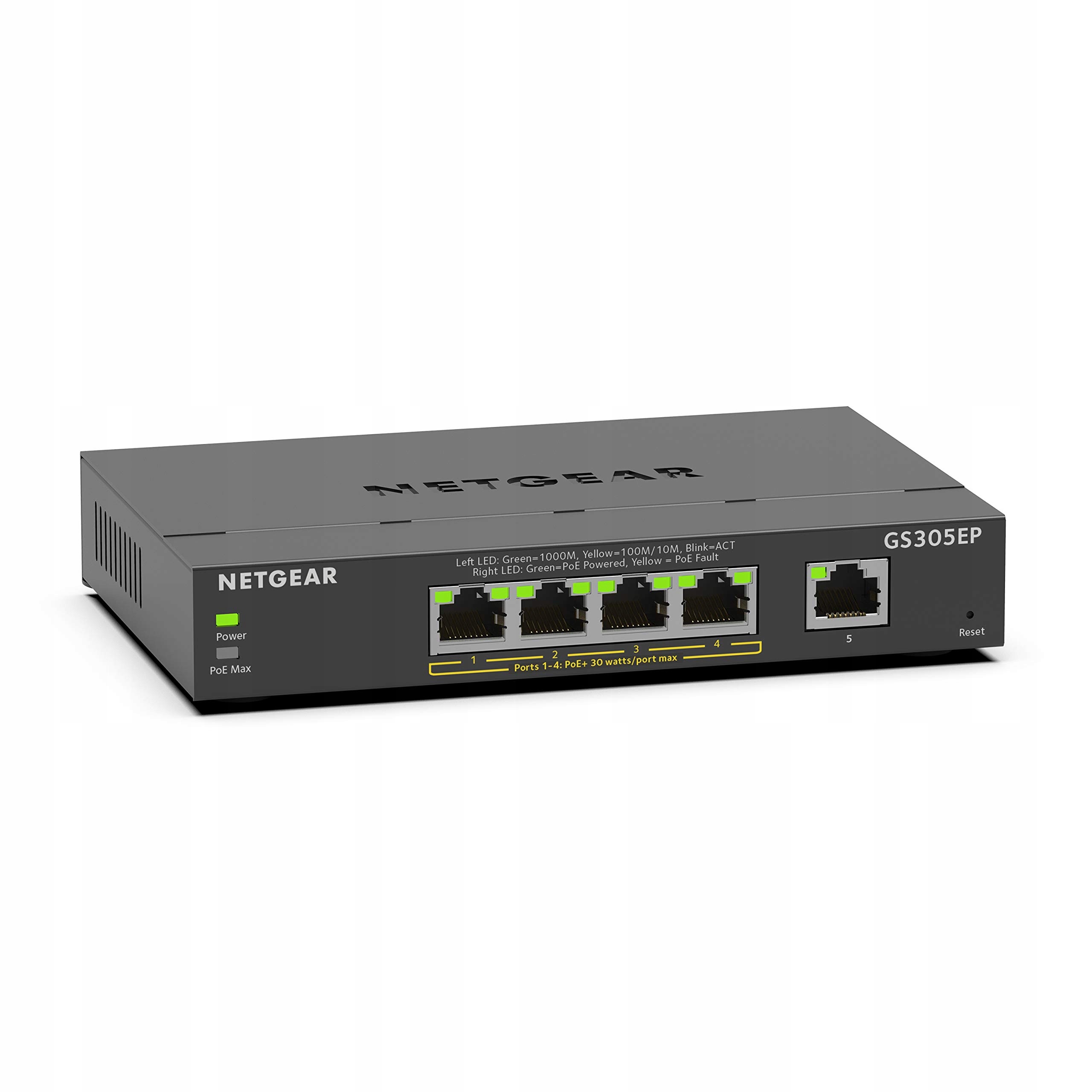 Netgear GS305EP PoE Switch 4 Port Gigabit Ethernet Lan Switch