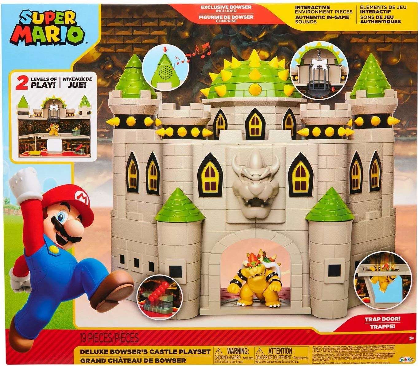 Super Mario Zestaw Zamek Bowser'a 400204 (0192995400207) • Cena