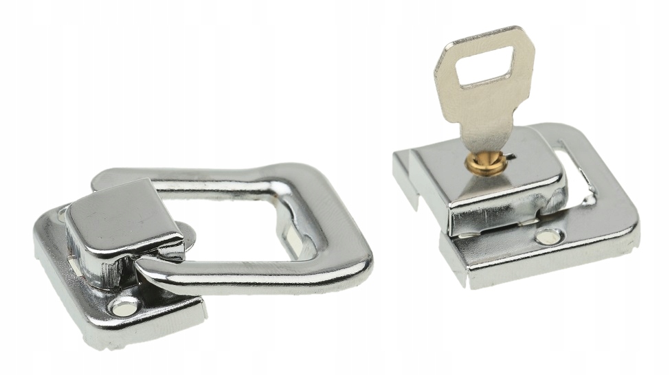 ZAMEK DO SKRZYŃ WALIZEK KASET NA KLUCZ CHROM Marka XL-Tools