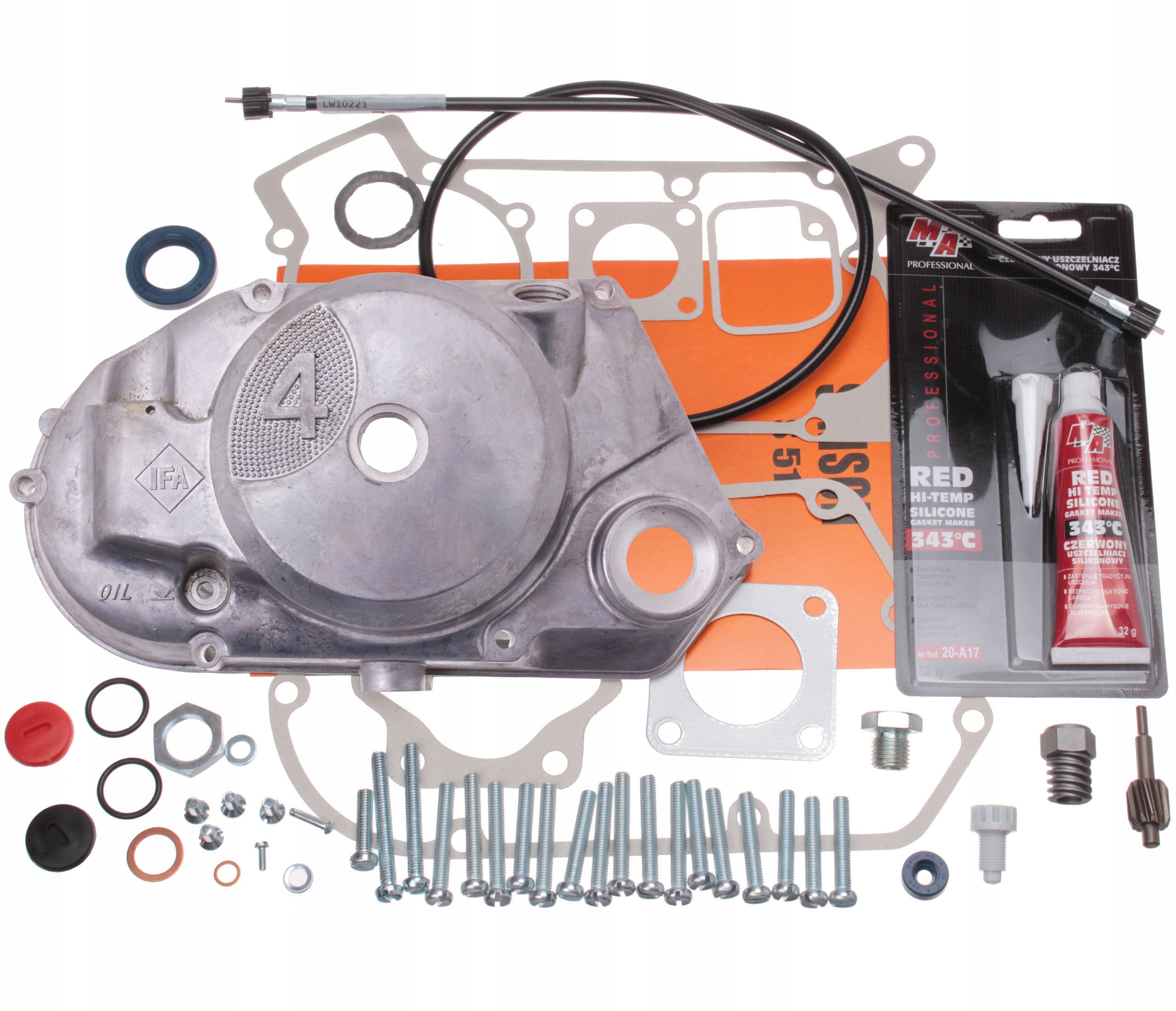 65465468768 - SIMSON S51 кришка двигуна зчеплення гвинти привід 10