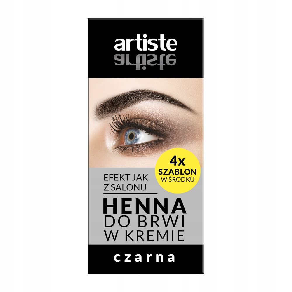 

Artiste Henna Do Brwi Krem Czarna 30 G