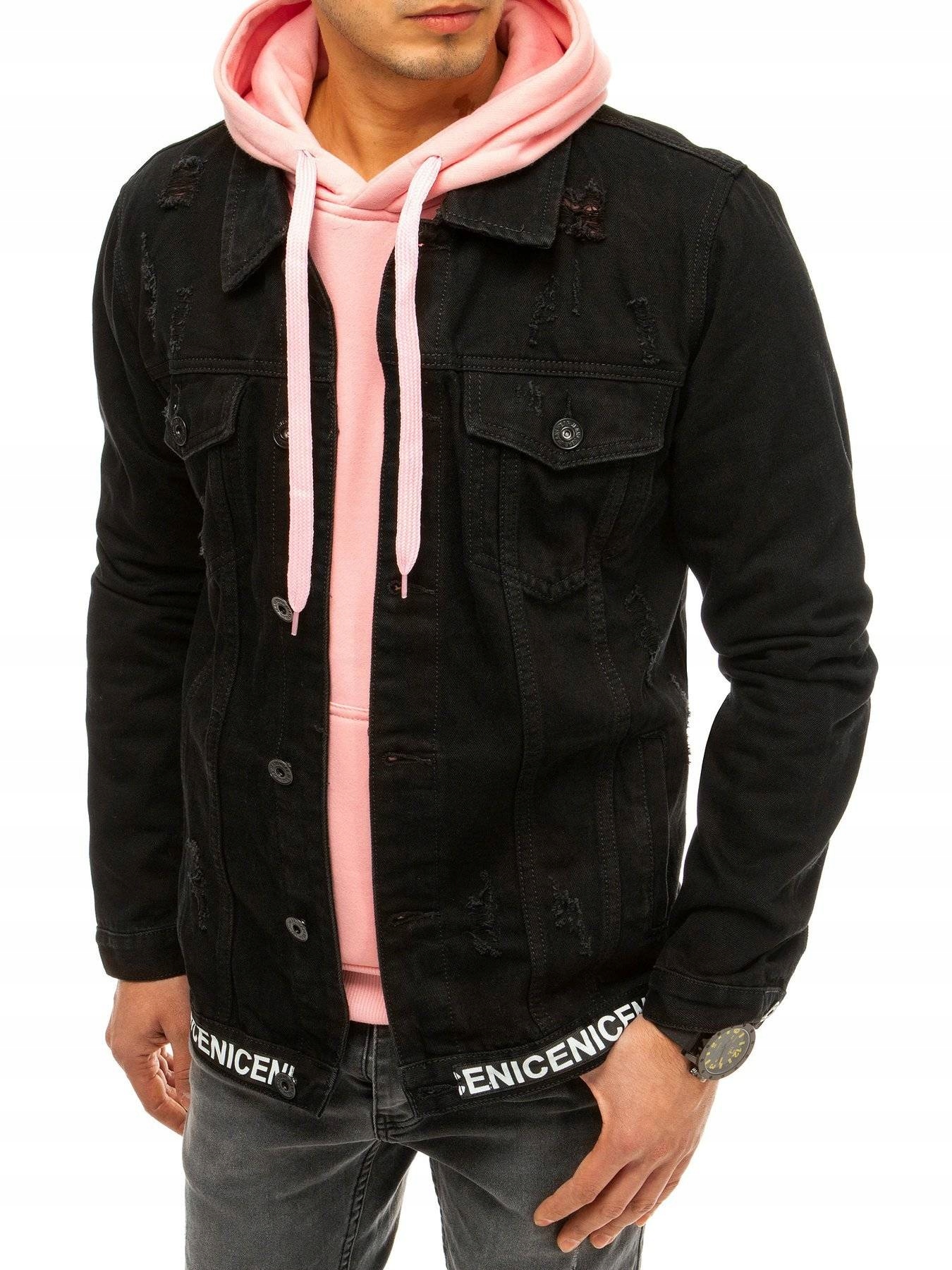 

Męska Kurtka Jeansowa Bez Kaptura tx3644 - XL