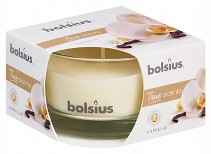 

Bolsius świeca zapachowa w szkle 50/80 Ts Wanilia