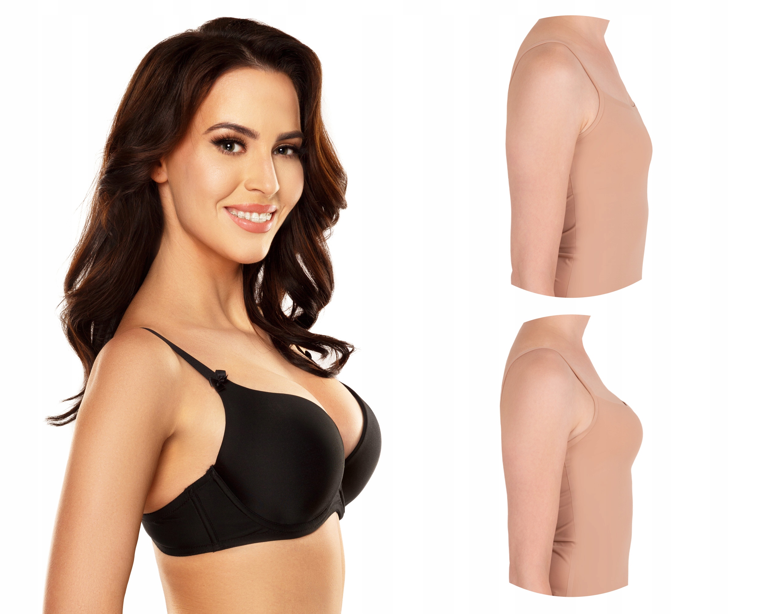 

Biustonosz Vivisence 1041 Push Up czarny 75C